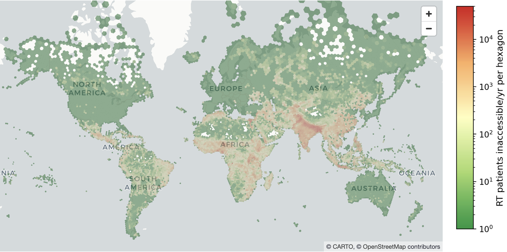 RadMaps: A Multi-scale Geospatial Framework for Modelling Radiotherapy Access